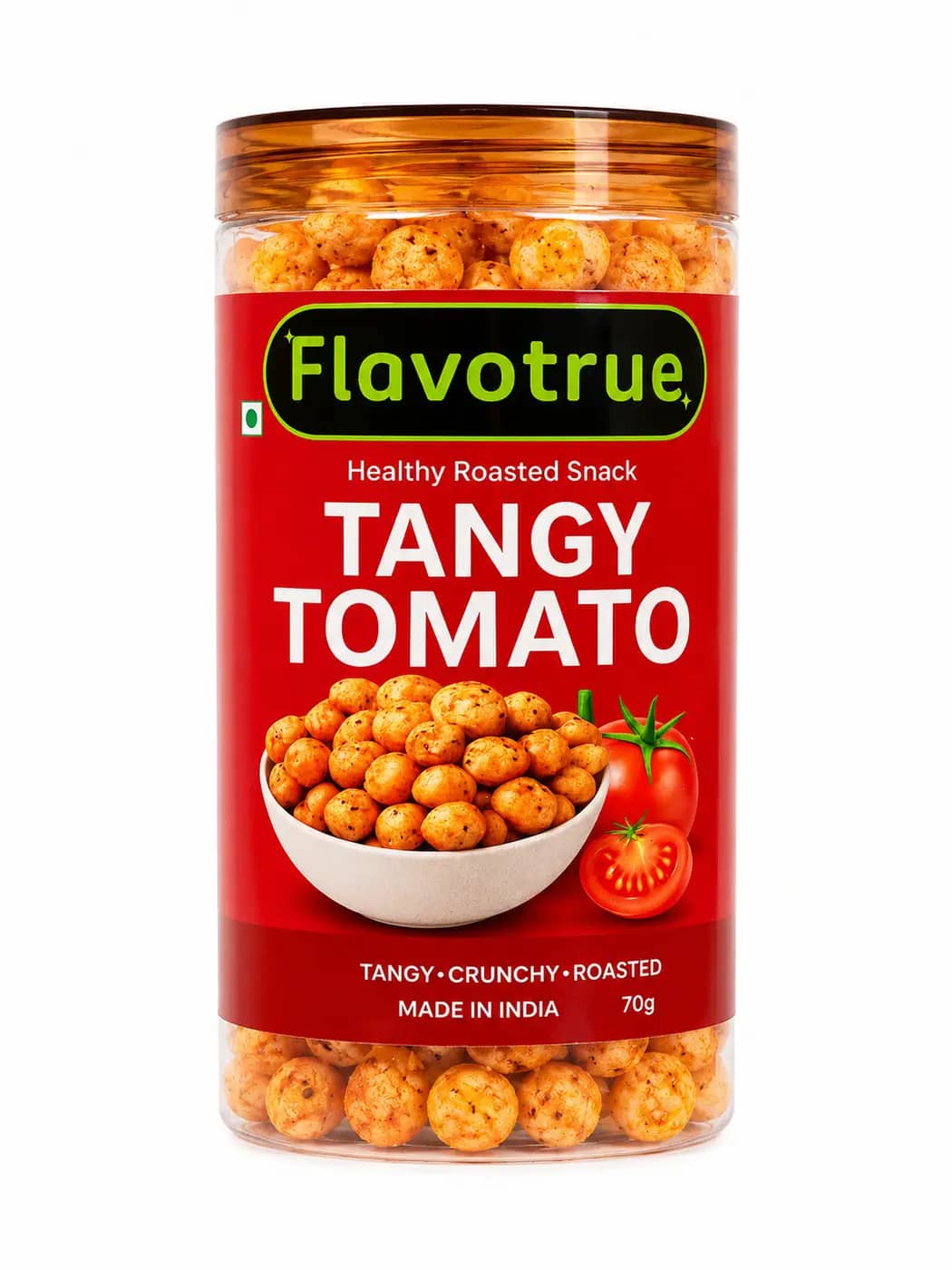 Roasted Makhana — Tangy Tomato Flavour
