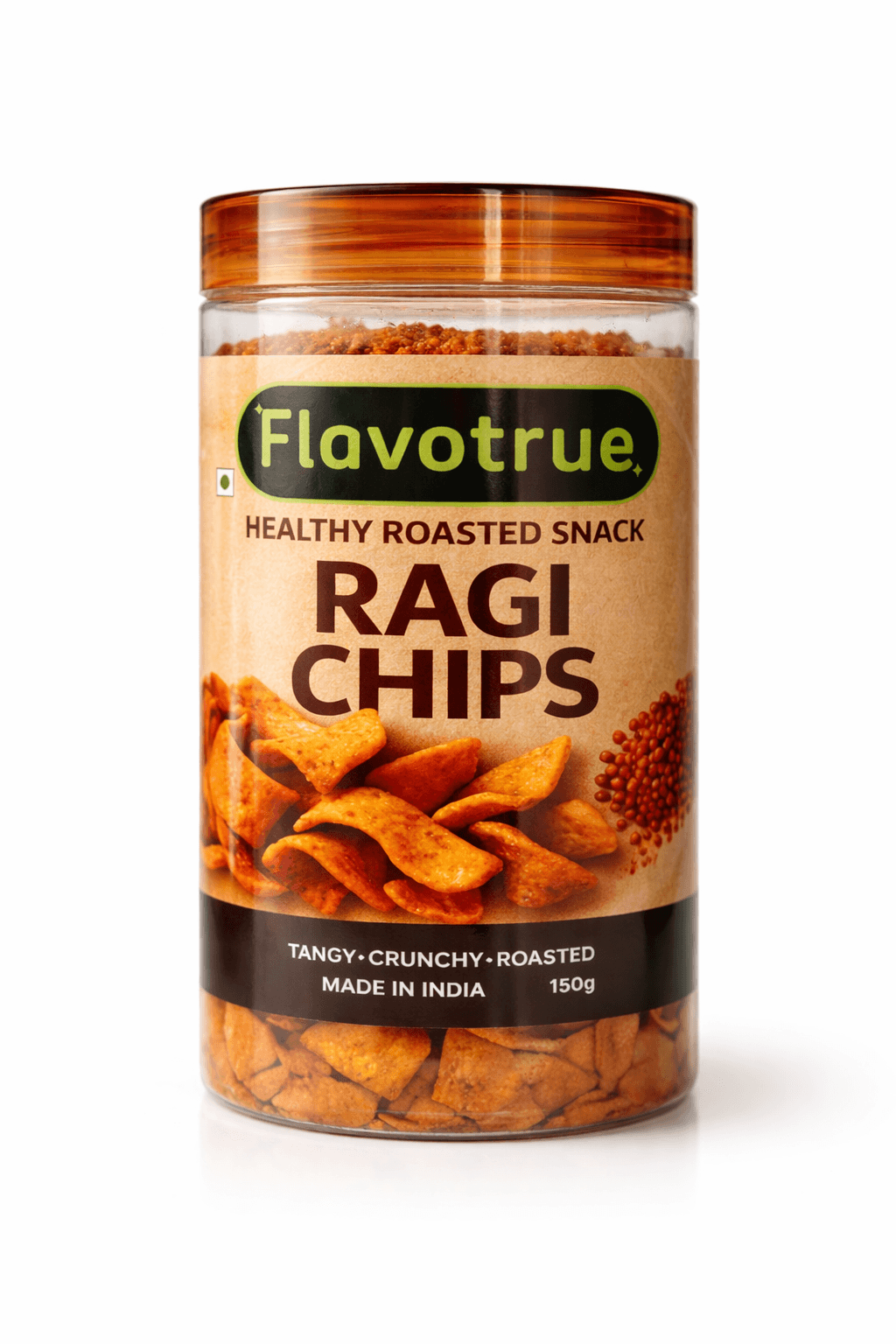 Roasted Ragi Chips — Indian Masala Flavour