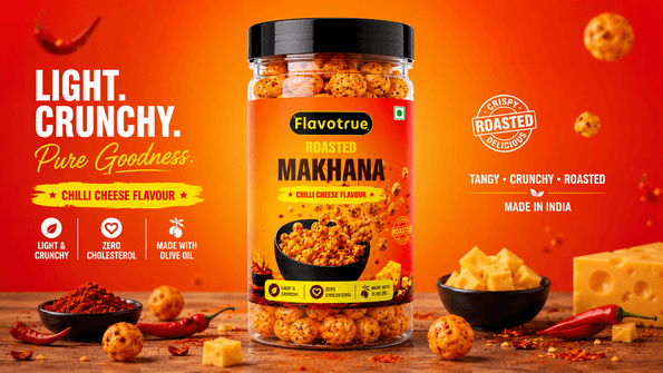 Flavotrue Roasted Makhana: The Smart Snack for a Healthier Lifestyle
