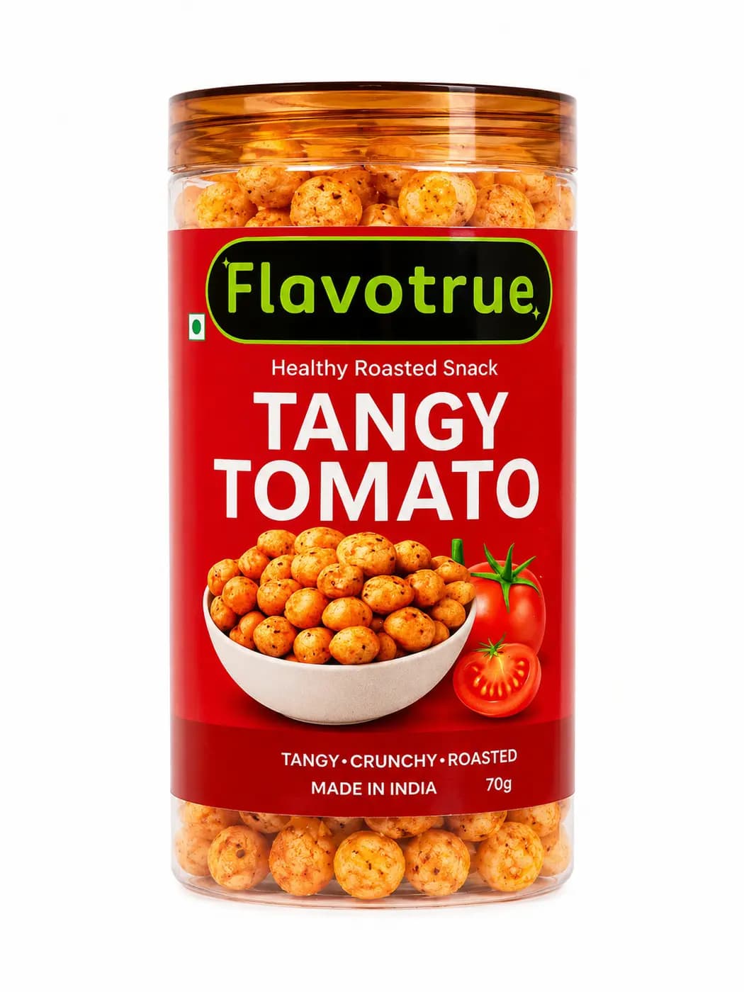 Roasted Makhana — Tangy Tomato Flavour